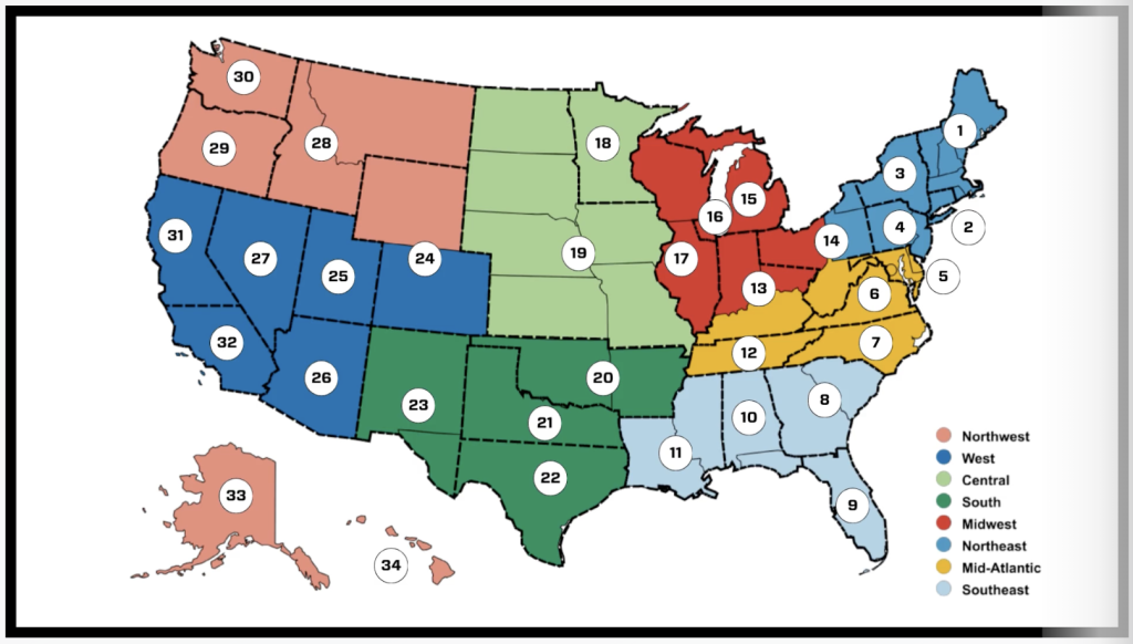 Conferences & districts